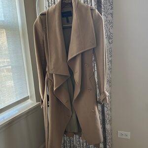 BCBGMaxAzria Beige and Brown Coat